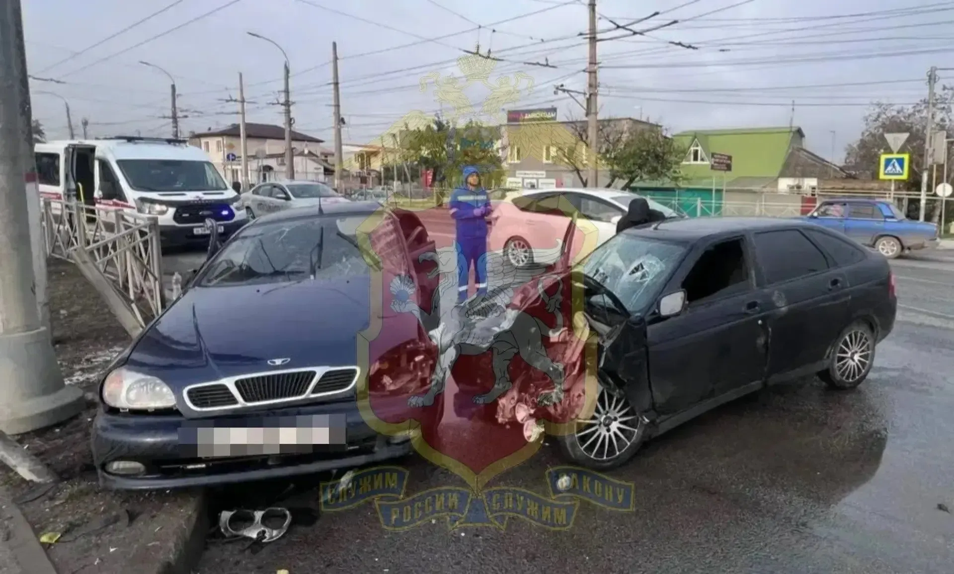 ДТП на проспекте Победы в Симферополе: пострадали двое, один — несовершеннолетний